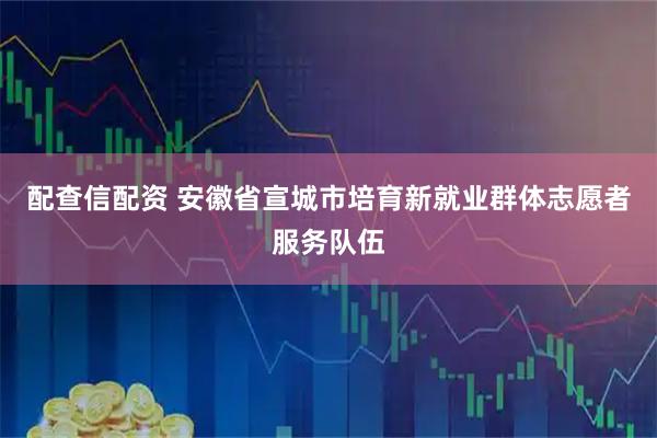 配查信配资 安徽省宣城市培育新就业群体志愿者服务队伍